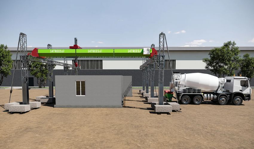 Amazon is investing in 14Trees, a 3D printing construction company