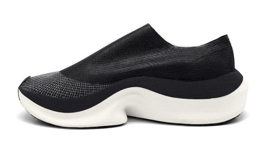 The Orca 3D printed shoe created with LaLaLand and Elastium's hybrid production model
