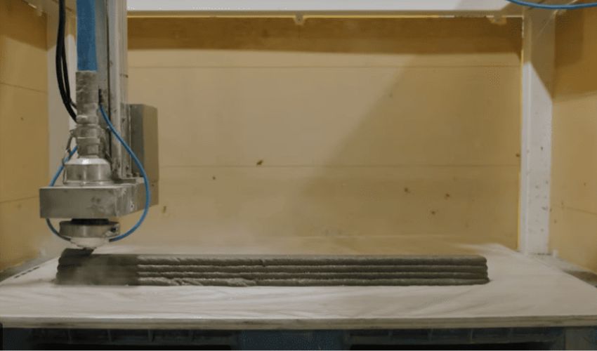 New concrete 3D printing method