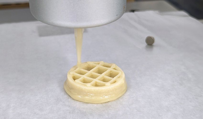 3D printed pea protein