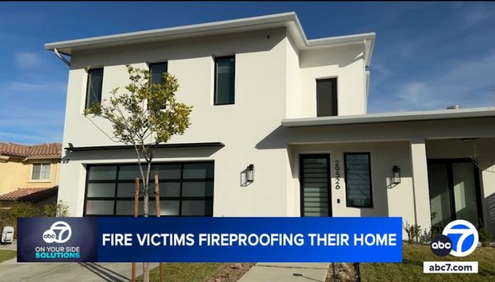 3D printed fireproof homes