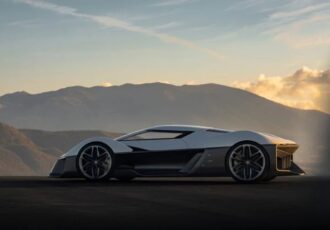 GM Chevrolet Corvette concept car with 3D printing