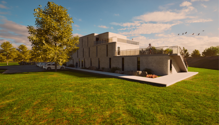 The Val 2.0 will be used to pour a special concrete mix to build the walls.
