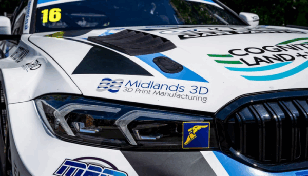 Midlands 3D also showcased their collaboration with the WSR Racing team on two new touring cars.