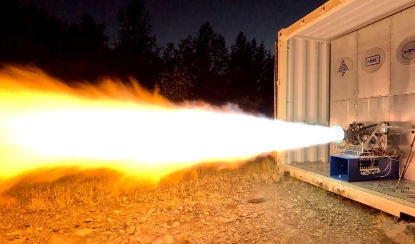Mjölnir Rocket Engine test