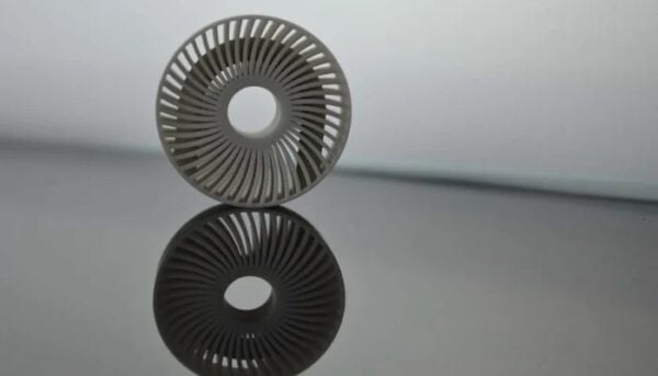 3D-printed heat exchanger made with silicon nitride (photo credit: 3DCeram)
