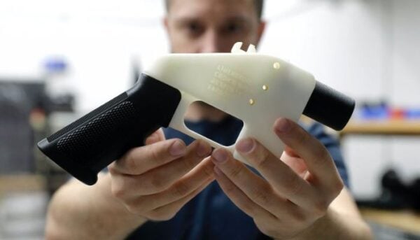 An example of a 3D printed gun