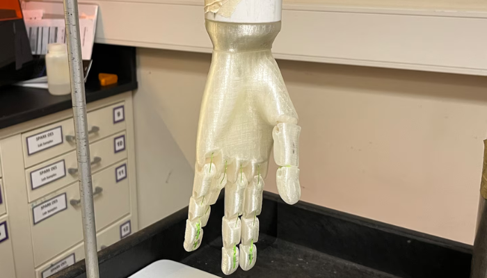 3D printed hand design