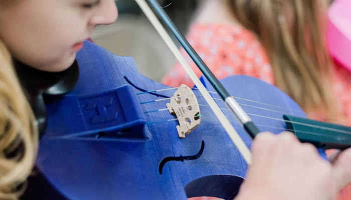 3D printed violin