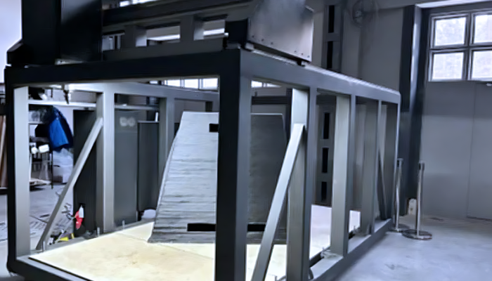 One of the Russian industrial 3D printers used at the plant. (Credit: UZGA)