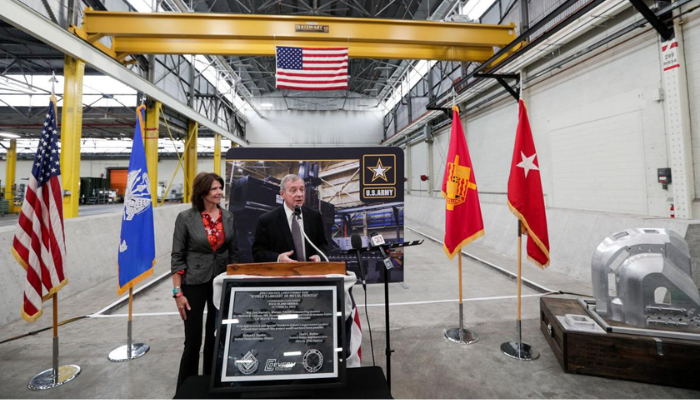 Rock Island Arsenal is also home to the worlds largest 3D metal printer in the world. (Photo Credit: US Army)