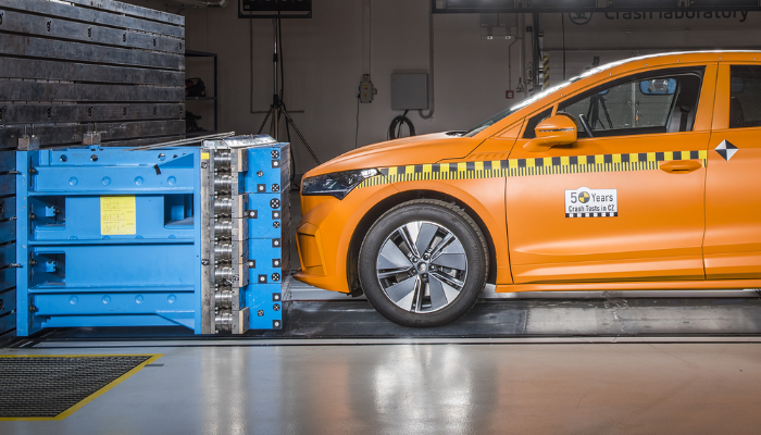 Researchers hope this new material will provide even more safety for drivers who experience collisions. (Photo Credit: HOMOLKA)