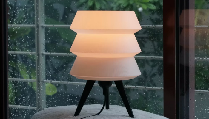 3d printed Kosha lamp by Sonogo
