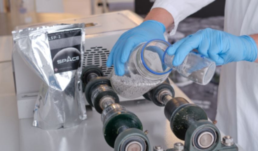 lunar regolith 3d printing