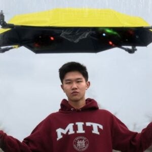 3D printed flying umbrella