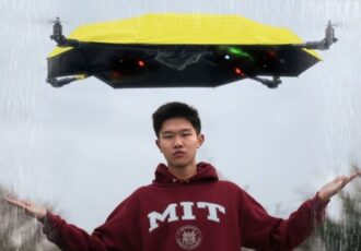 3D printed flying umbrella
