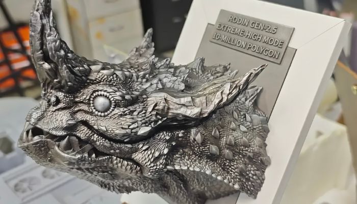 3d Printed dragon headz