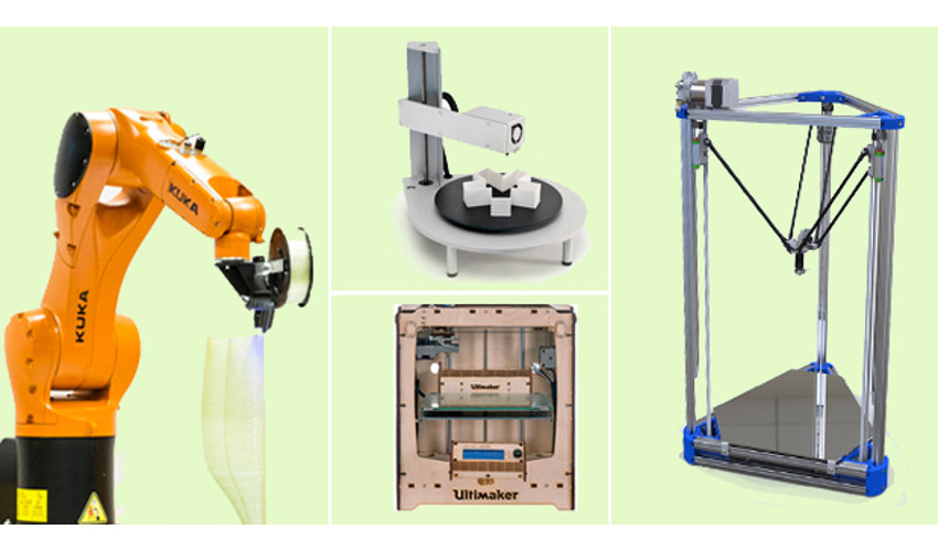 Types of 3d printers