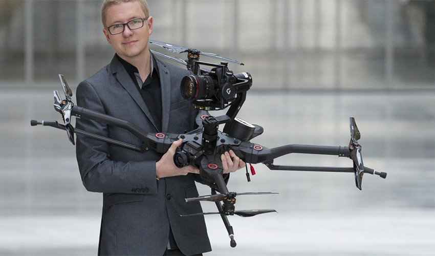 3d printed camera drone