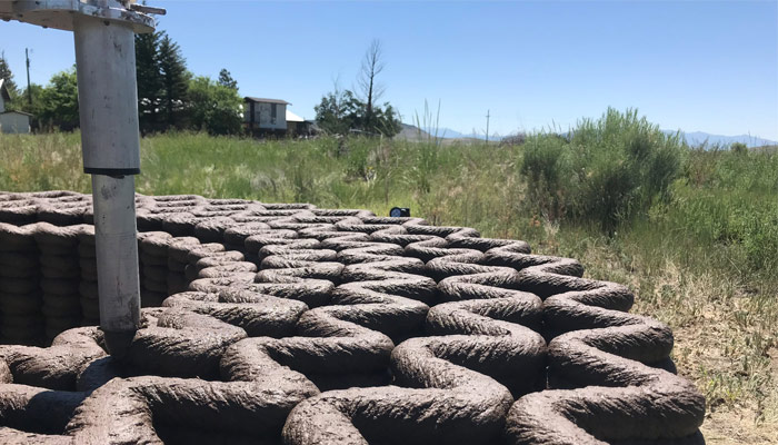 3D printed huts