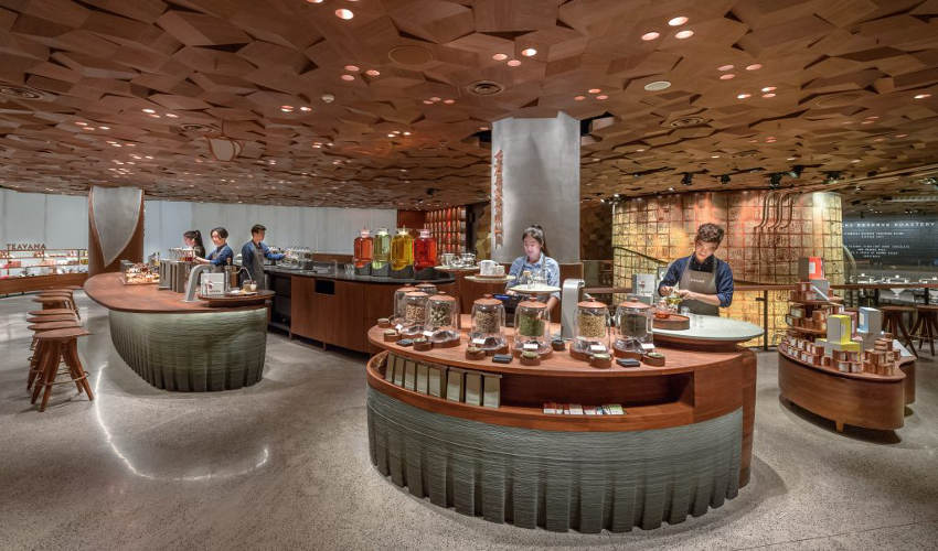 First 3d Printed Starbucks Coffee Bar Opens In Shanghai