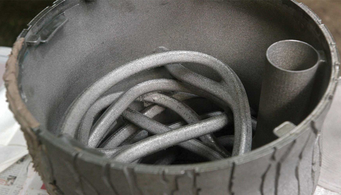 GE 3D printed metal feeder