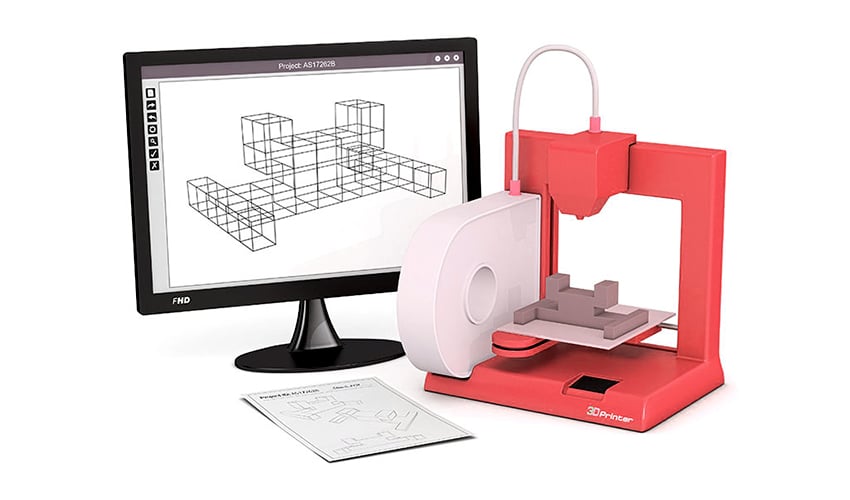 example of simple engine 3D Print Model