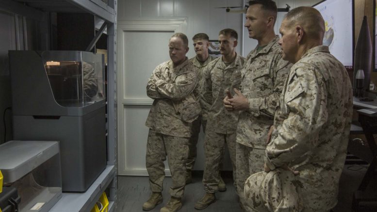 US marines 3D printing
