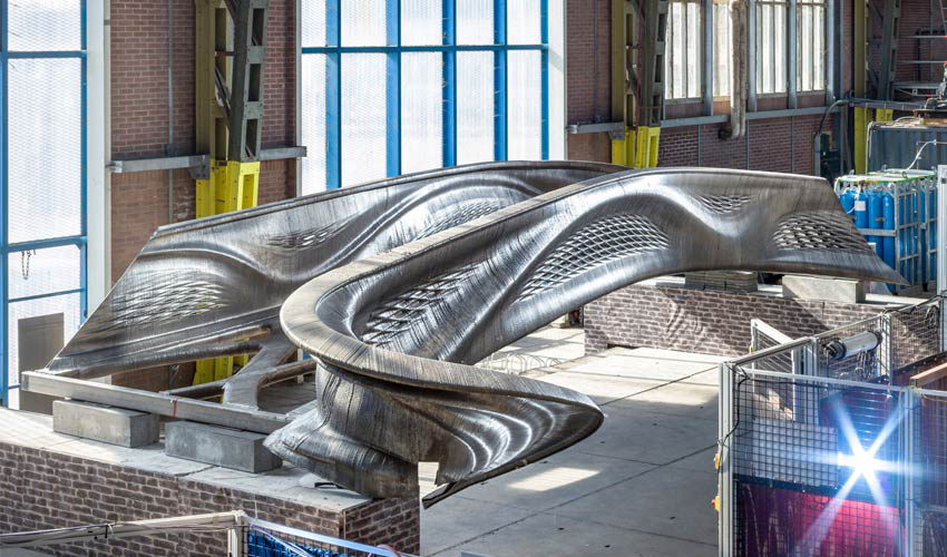 the 3D printed steel bridge by ready? - 3Dnatives