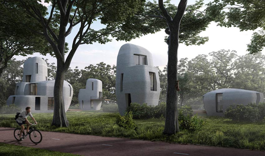 3D printed houses