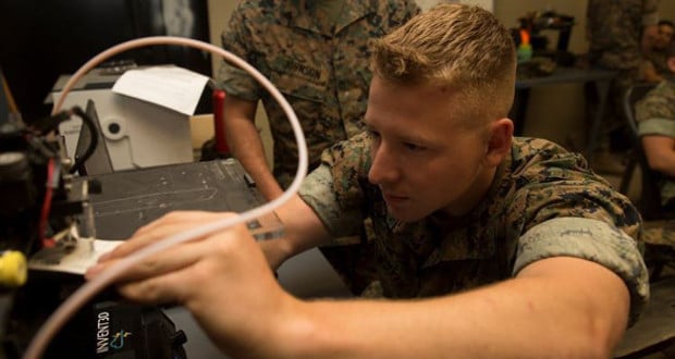 US marines 3D printing