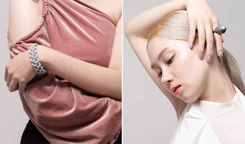 Japanese 3D printed jewelry