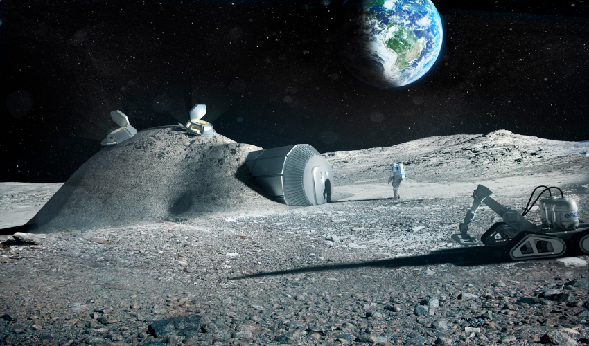 China reveals plans to build 3D printed base on moon - 3Dnatives