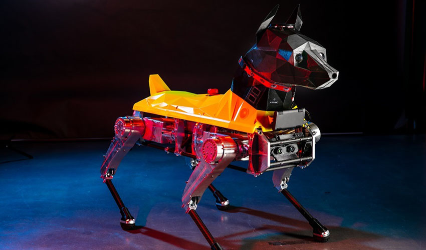 3D printed robot dog