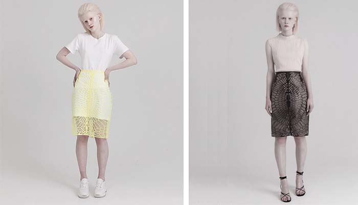 Zero waste 3D printed skirt 3Dnatives