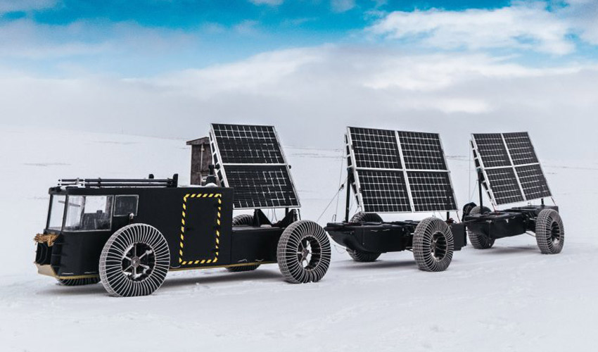 Solar Voyager; 3D printed electric vehicle going to Antarctica 3Dnatives