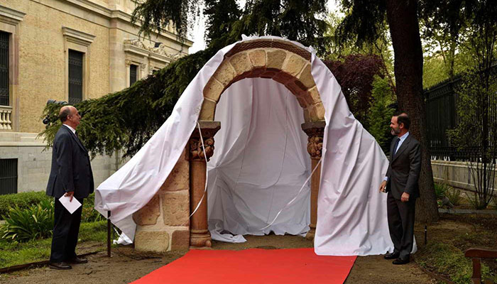 arco románico impreso en 3D