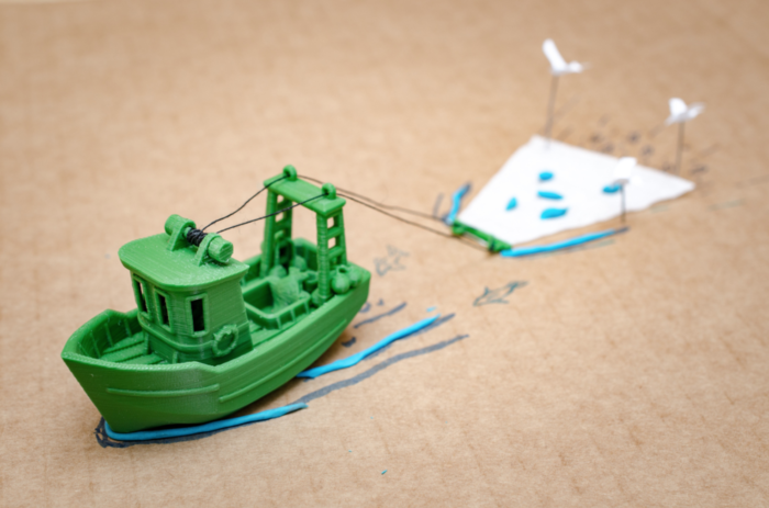 barcos impresos en 3D