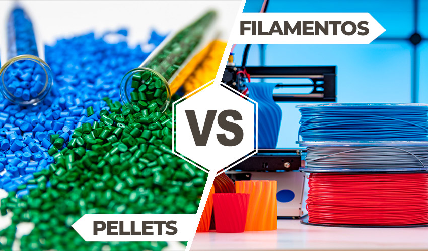 Filamentos vs pellets