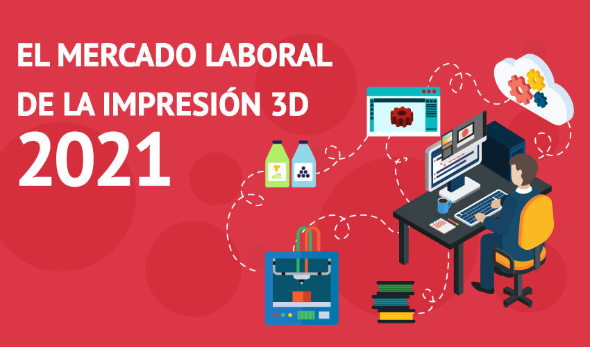 mercado laboral impresión 3D