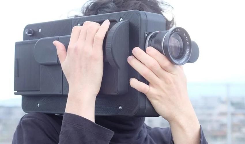 cámara analógica impresa en 3d