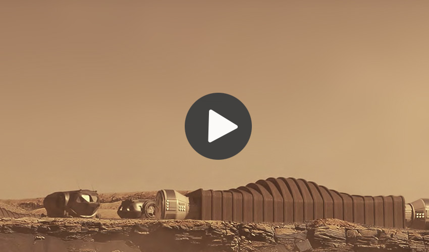 Hábitat de Marte impreso en 3D