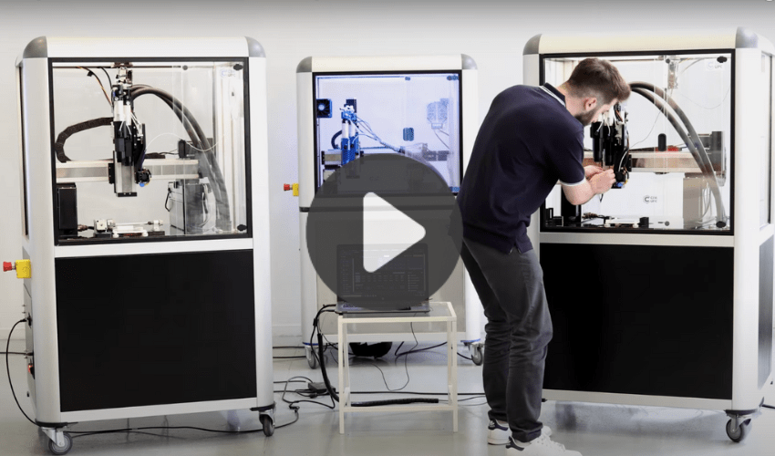 vídeos 3D impresora híbrida