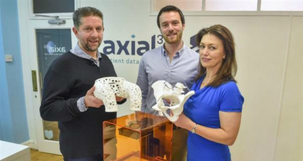 Axial es una empresa de biomedicina impresa en 3D que recibió 450.000$ para distribuir prótesis en el mundo