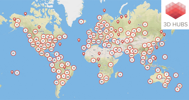 La comunidad de 3D Hubs ha llegado a 160 países