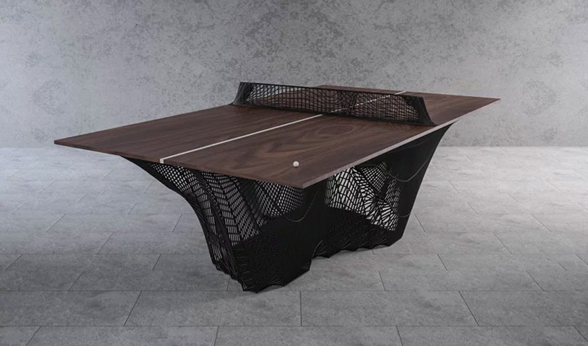 mesa de ping pong impresa en 3D