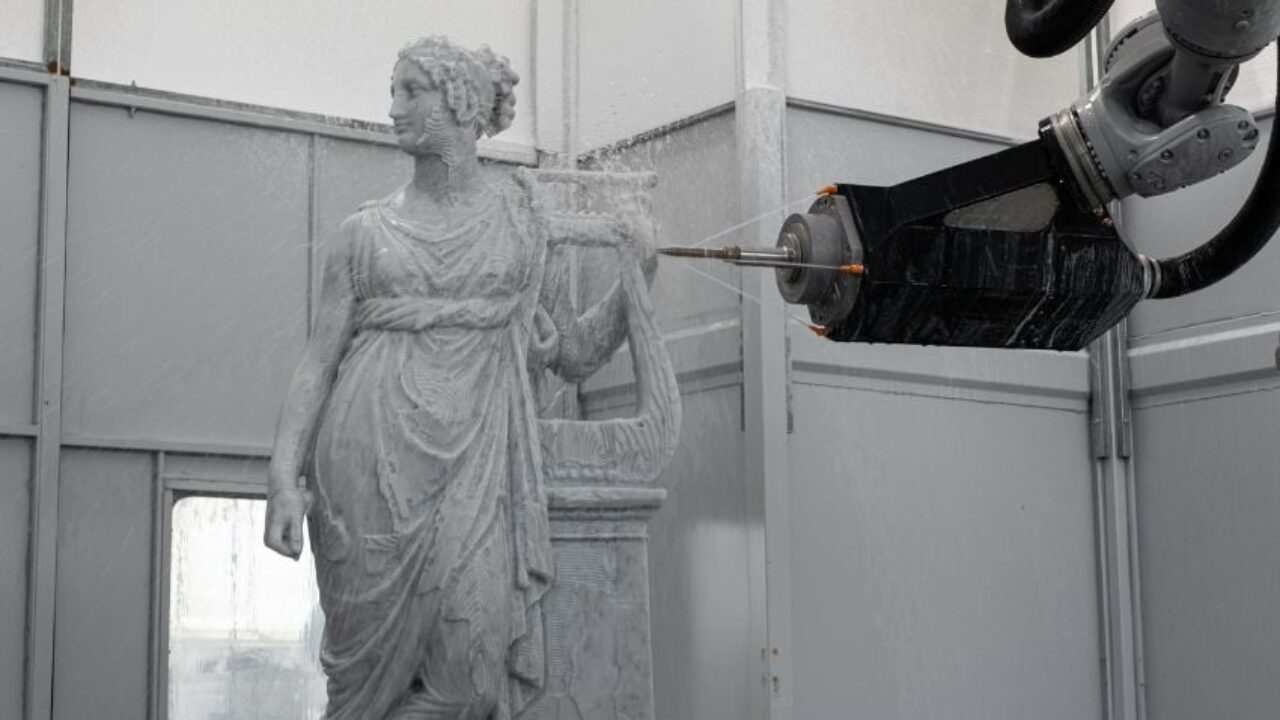 ROBOTOR, el robot escultor de mármol que replica grandes obras de arte -  3Dnatives