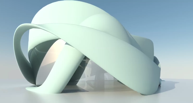 Edificio europeo impreso en 3D