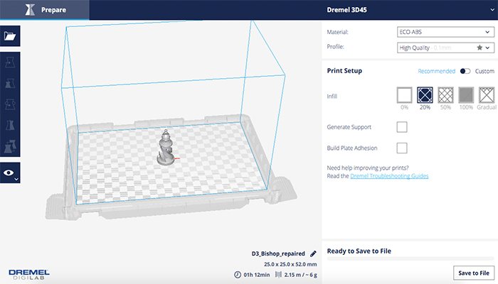 Software Dremel Digilab 3d45