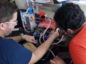 Taller "Haz tu propia impresora", Santa Marta, Colombia.